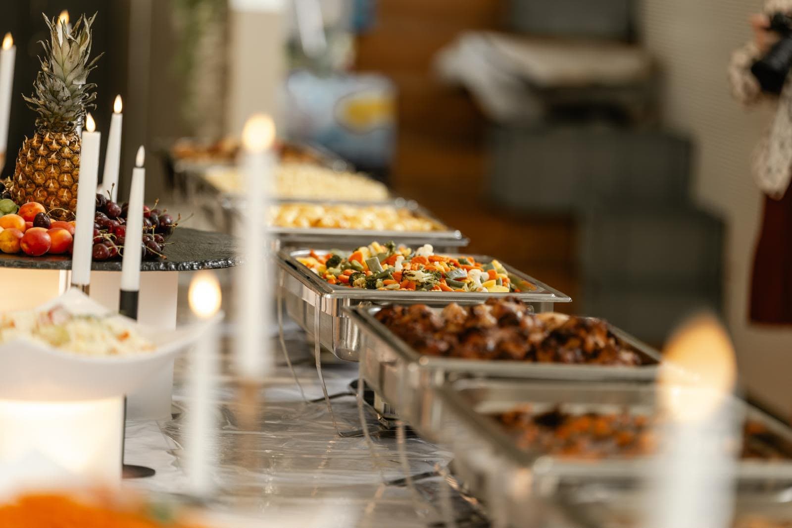 Warmes Buffet Arrangement