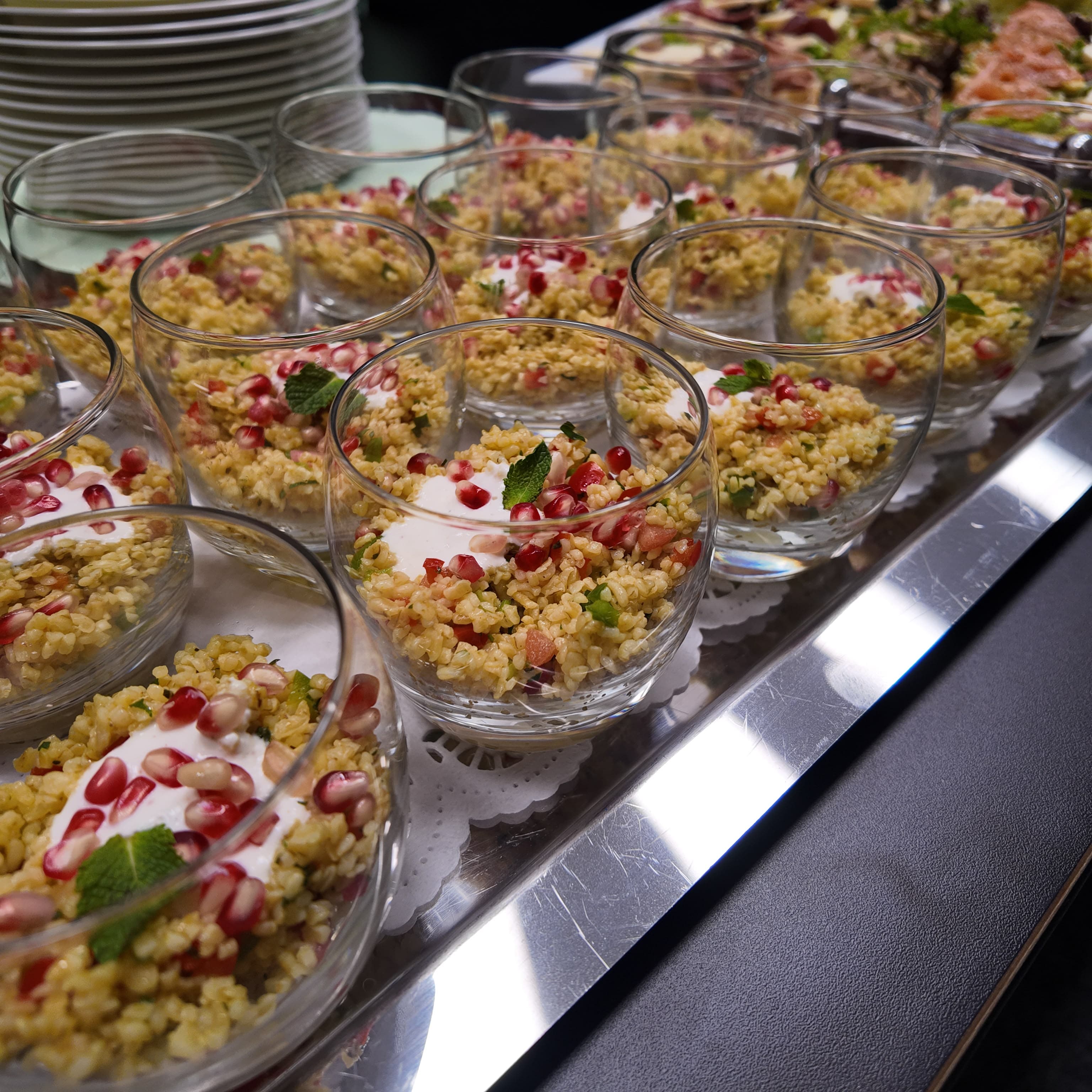 Couscous-Vorspeise im Glas