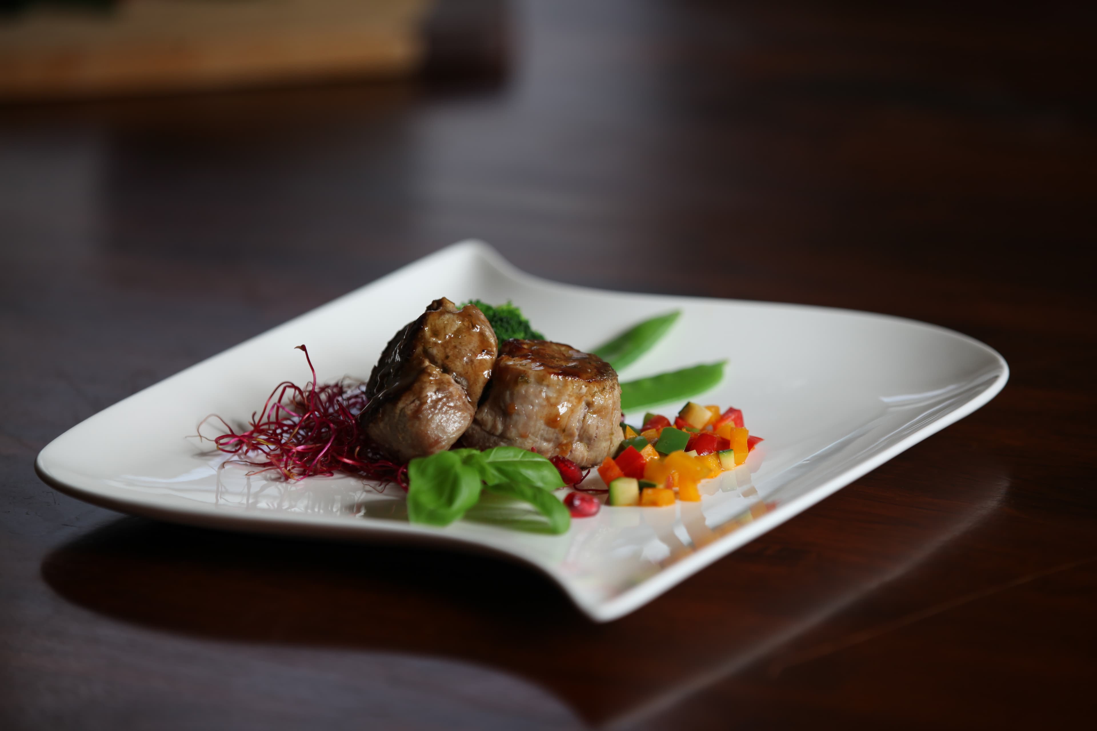 Catering-Event in einer Wald-Location